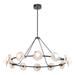 Alora - CH346046UBAR - LED Chandelier - Dahlia - Urban Bronze/Alabaster