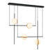 Alora - LP302004MBBG - LED Pendant - Tagliato - Matte Black/Brushed Gold