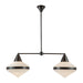 Alora - LP348241UBOP - Two Light Linear Pendant - Willard - Urban Bronze/Opal Matte Glass