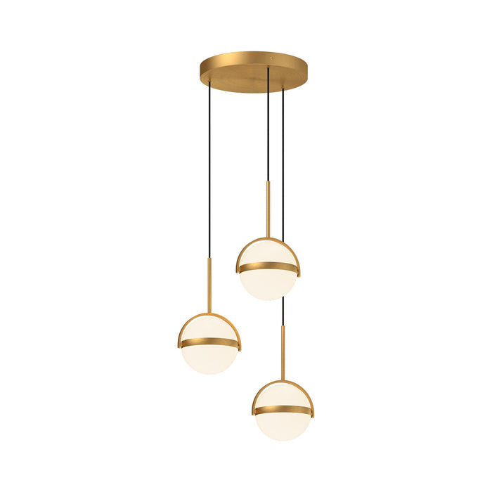 Alora - MP301003BG - LED Pendant - Globo - Brushed Gold