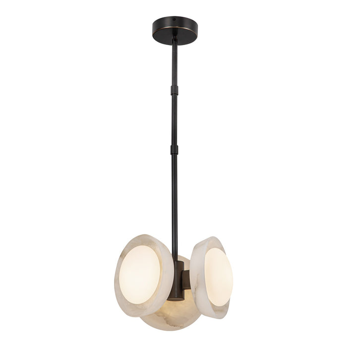 Alora - PD320313UBAR - LED Pendant - Alonso - Urban Bronze/Alabaster