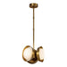 Alora - PD320313VB - LED Pendant - Alonso - Vintage Brass