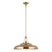 Alora - PD344020PBGO - One Light Pendant - Palmetto - Polished Brass/Glossy Opal