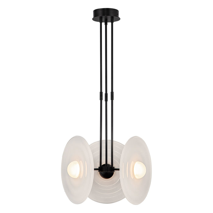 Alora - PD350318UBGO - LED Pendant - Harbour - Urban Bronze/Glossy Opal