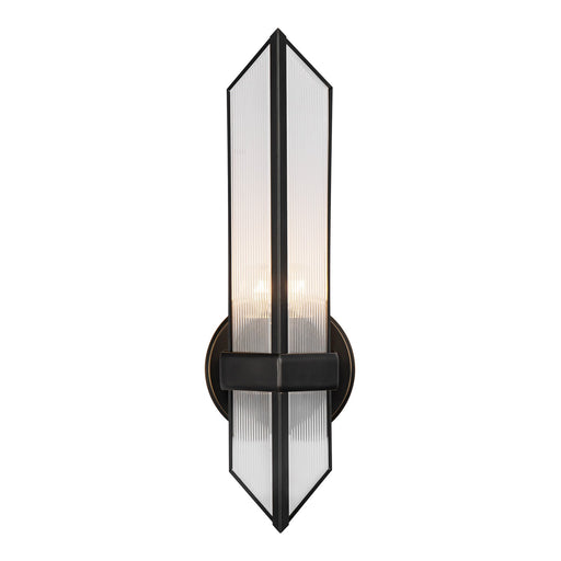 Alora - WV332904UBCR - One Light Wall Sconce - Cairo - Ribbed Glass/Urban Bronze