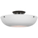 Visual Comfort Signature - ARN 4520BZ-WHT - LED Flush Mount - Valencia - Bronze