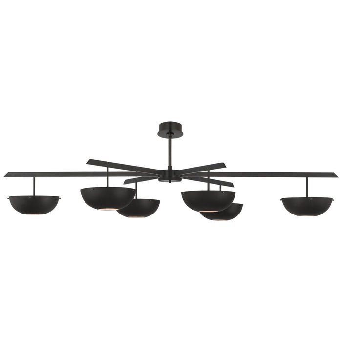 Visual Comfort Signature - ARN 5521BZ-BLK - LED Chandelier - Valencia - Bronze