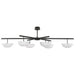 Visual Comfort Signature - ARN 5521BZ-WHT - LED Chandelier - Valencia - Bronze