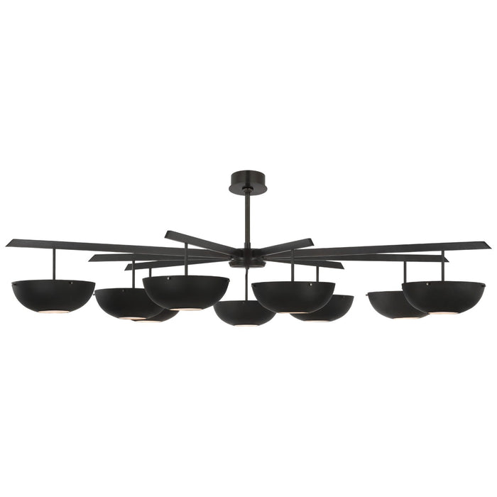 Visual Comfort Signature - ARN 5522BZ-BLK - LED Chandelier - Valencia - Bronze