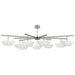 Visual Comfort Signature - ARN 5522PN-WHT - LED Chandelier - Valencia - Polished Nickel