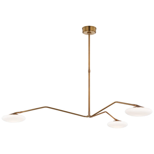 Visual Comfort Signature - CD 5010SB-WG - LED Chandelier - Brindille - Soft Brass