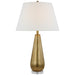 Visual Comfort Signature - CHA 8185AB-L - LED Table Lamp - Aris - Antique-Burnished Brass and Clear Glass