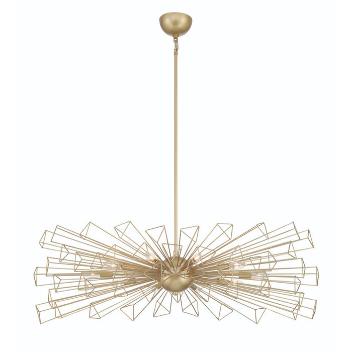 Eurofase - 46761-026 - Ten Light Chandelier - Dendelio - Gold