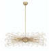 Eurofase - 46761-026 - Ten Light Chandelier - Dendelio - Gold