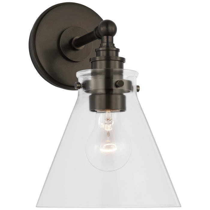 Visual Comfort Signature - CHD 2527BZ-CG - LED Wall Sconce - Parkington - Bronze