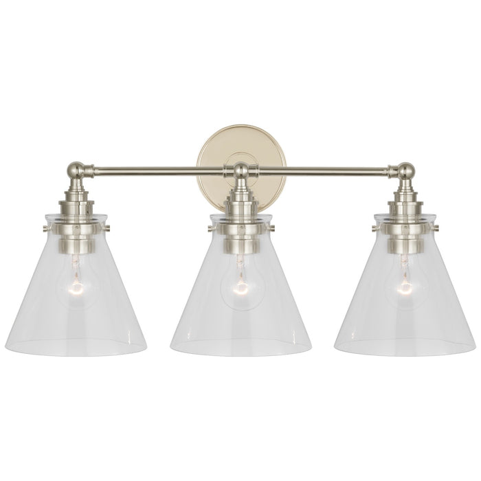 Visual Comfort Signature - CHD 2529PN-CG - LED Wall Sconce - Parkington - Polished Nickel