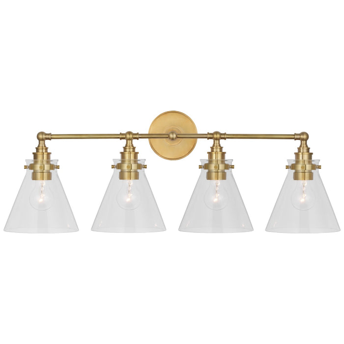 Visual Comfort Signature - CHD 2530AB-CG - LED Wall Sconce - Parkington - Antique-Burnished Brass