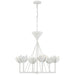 Visual Comfort Signature - JN 5007PW - LED Chandelier - Alberto - Plaster White