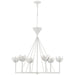 Visual Comfort Signature - JN 5008PW - LED Chandelier - Alberto - Plaster White