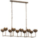 Visual Comfort Signature - JN 5313ABL - LED Linear Chandelier - Alberto - Antique Bronze Leaf