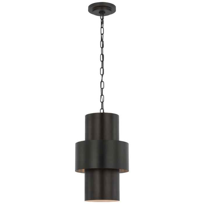 Visual Comfort Signature - JN 5330AI - LED Pendant - Chalmette - Aged Iron