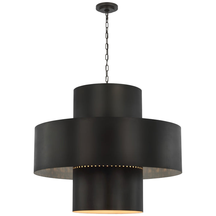 Visual Comfort Signature - JN 5333AI - LED Pendant - Chalmette - Aged Iron