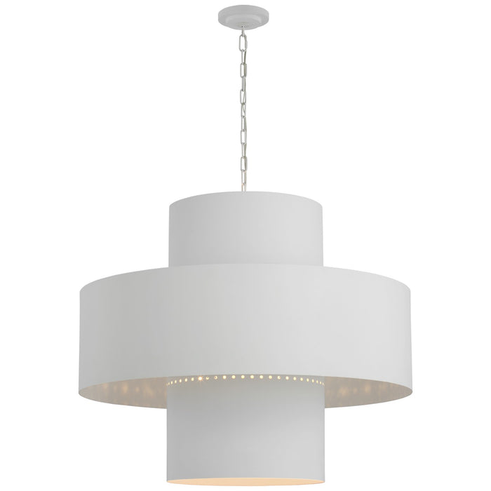 Visual Comfort Signature - JN 5333PW - LED Pendant - Chalmette - Plaster White