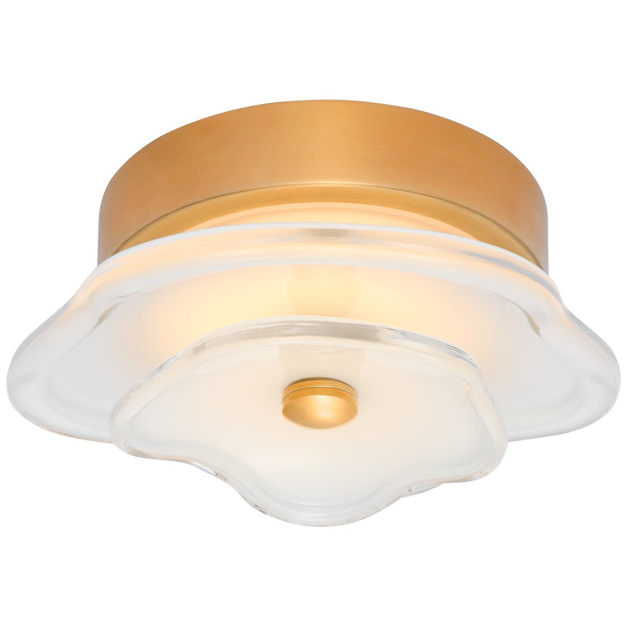 Visual Comfort Signature - KS 4063SB-CRE - LED Flush Mount - Leighton - Soft Brass