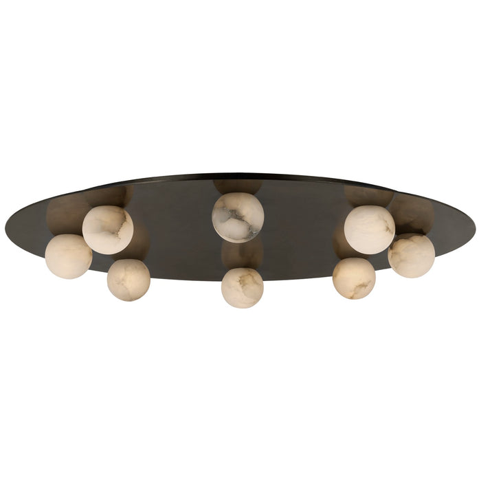 Visual Comfort Signature - KW 4521MBZ-ALB - LED Flush Mount - Pertica - Mirrored Bronze