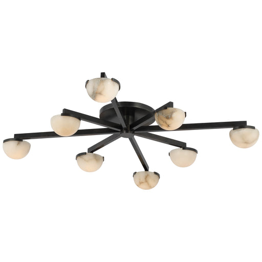 Visual Comfort Signature - KW 4622BZ-ALB - LED Flush Mount - Pedra - Bronze