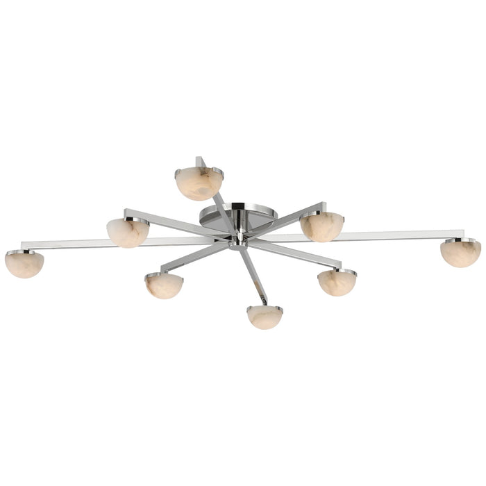 Visual Comfort Signature - KW 4623PN-ALB - LED Flush Mount - Pedra - Polished Nickel