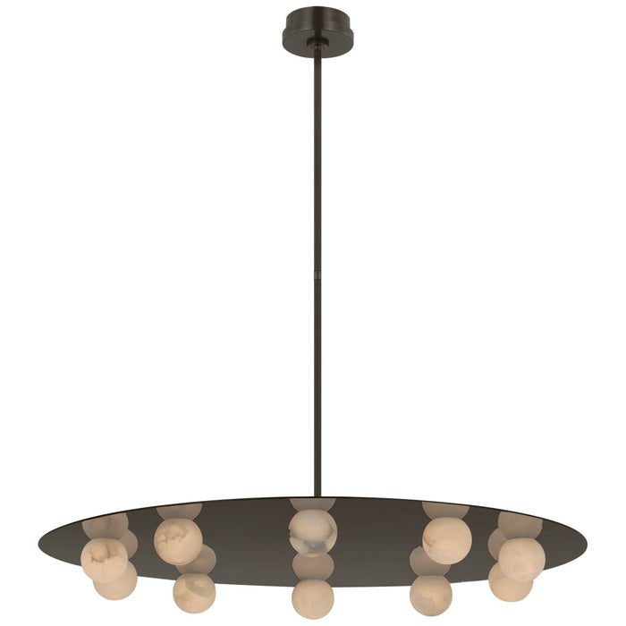 Visual Comfort Signature - KW 5522MBZ-ALB - LED Chandelier - Pertica - Mirrored Bronze