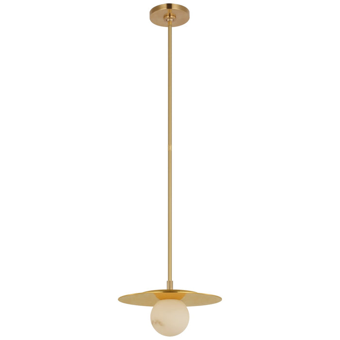 Visual Comfort Signature - KW 5525MAB-ALB - LED Pendant - Pertica - Mirrored Antique Brass