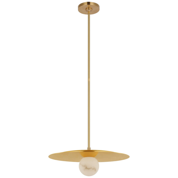 Visual Comfort Signature - KW 5526MAB-ALB - LED Pendant - Pertica - Mirrored Antique Brass