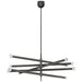 Visual Comfort Signature - KW 5587BZ-CG - LED Chandelier - Rousseau - Bronze