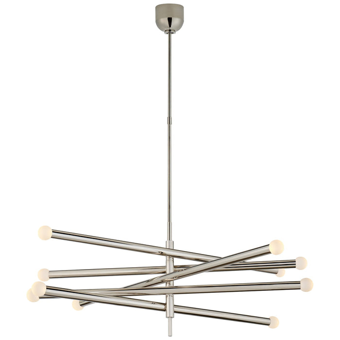 Visual Comfort Signature - KW 5587PN-ECG - LED Chandelier - Rousseau - Polished Nickel