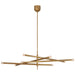 Visual Comfort Signature - KW 5589AB-ECG - LED Chandelier - Rousseau - Antique-Burnished Brass