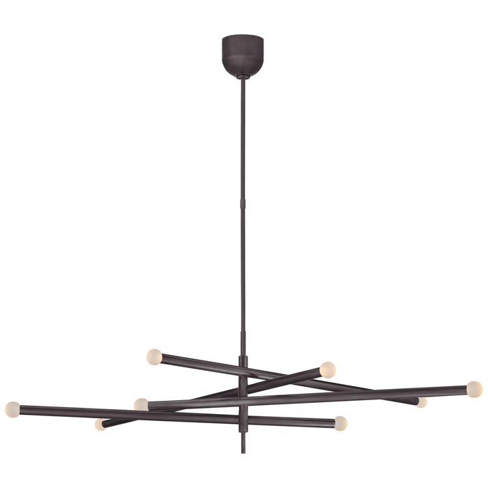 Visual Comfort Signature - KW 5589BZ-ECG - LED Chandelier - Rousseau - Bronze