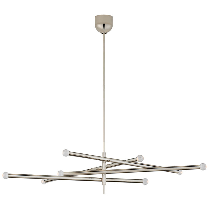 Visual Comfort Signature - KW 5589PN-CG - LED Chandelier - Rousseau - Polished Nickel