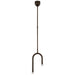 Visual Comfort Signature - KW 5590BZ-CG - LED Pendant - Rousseau - Bronze