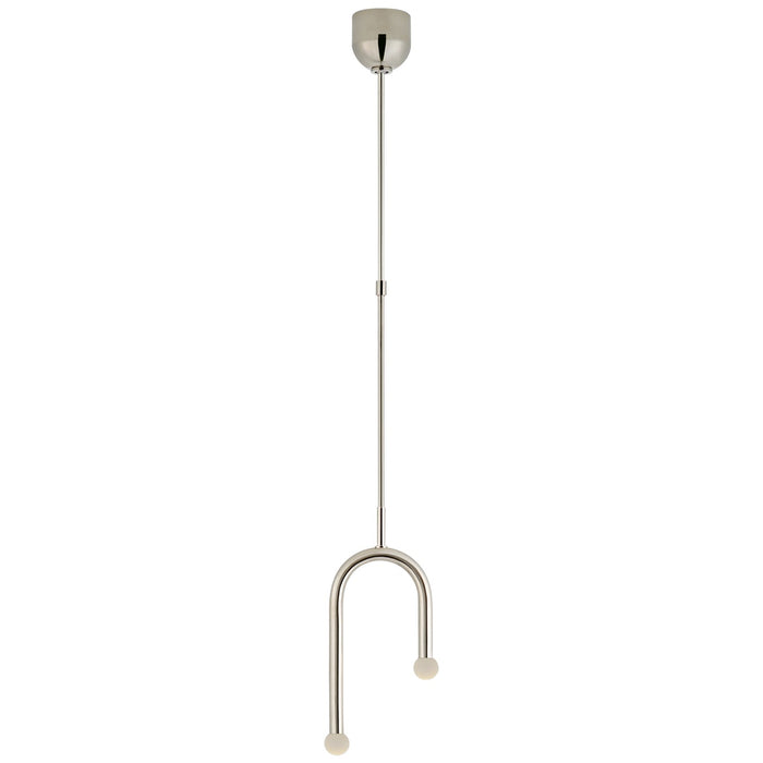 Visual Comfort Signature - KW 5590PN-ECG - LED Pendant - Rousseau - Polished Nickel