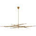 Visual Comfort Signature - KW 5595AB-SG - LED Chandelier - Rousseau - Antique-Burnished Brass