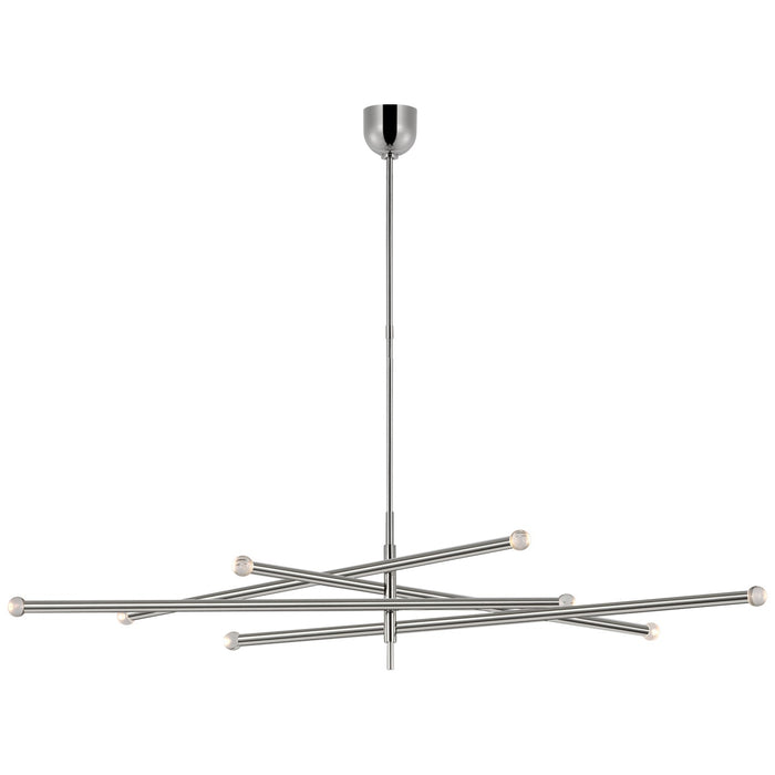 Visual Comfort Signature - KW 5595PN-CG - LED Chandelier - Rousseau - Polished Nickel