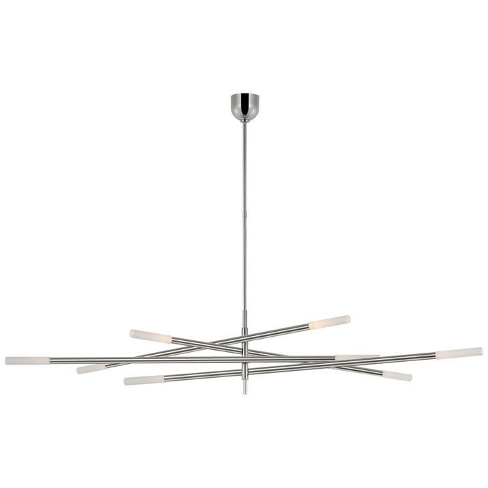 Visual Comfort Signature - KW 5595PN-EC - LED Chandelier - Rousseau - Polished Nickel