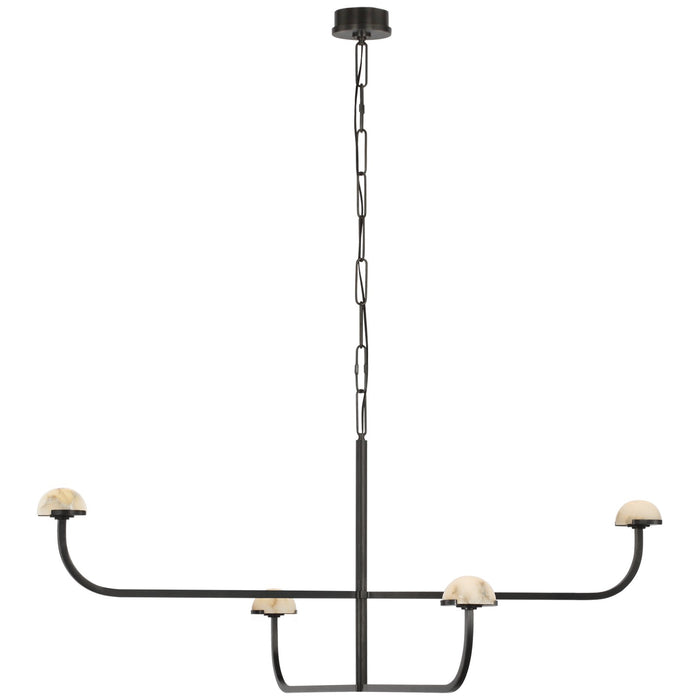 Visual Comfort Signature - KW 5624BZ-ALB - LED Chandelier - Pedra - Bronze