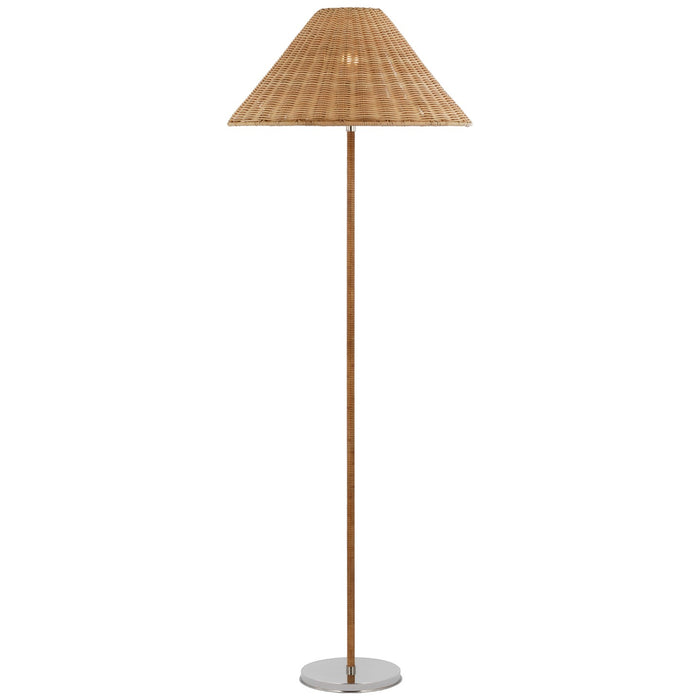 Visual Comfort Signature - MF 1200PN-NTW - LED Floor Lamp - Wimberley - Polished Nickel