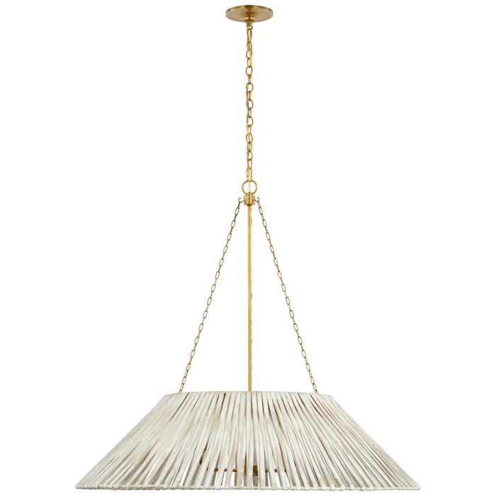 Visual Comfort Signature - MF 5035SB-WW - LED Pendant - Corinne - Soft Brass