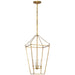 Visual Comfort Signature - MF 5102GI - LED Lantern - Malloy - Gilded Iron