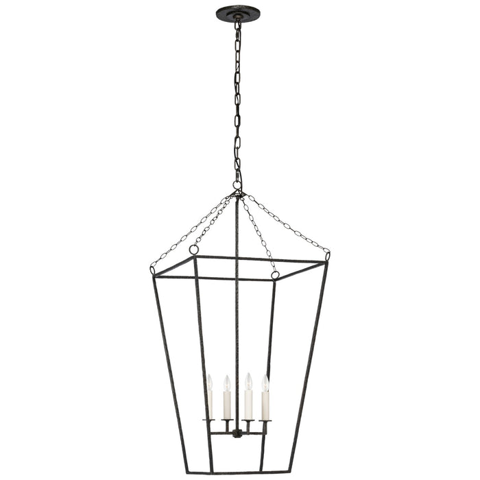 Visual Comfort Signature - MF 5103AI - LED Lantern - Malloy - Aged Iron