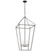 Visual Comfort Signature - MF 5104AI - LED Lantern - Malloy - Aged Iron